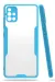 Newface Samsung Galaxy A71 Kılıf Platin Silikon - Mavi