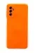 Newface Samsung Galaxy M52 5G Kılıf Nano Içi Kadife Silikon - Turuncu