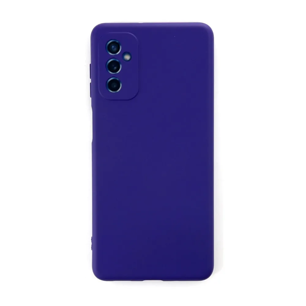 Newface Samsung Galaxy M52 5G Kılıf Nano Içi Kadife Silikon - Mor