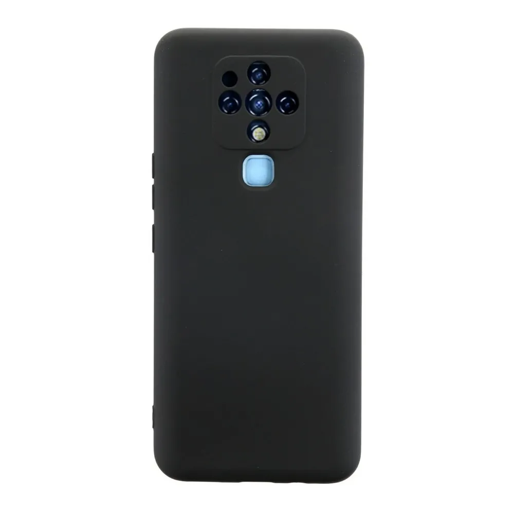 Newface Tecno Camon 16 Kılıf Nano Içi Kadife Silikon - Siyah