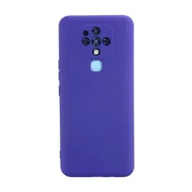 Newface Tecno Camon 16 Kılıf Nano Içi Kadife Silikon - Mor