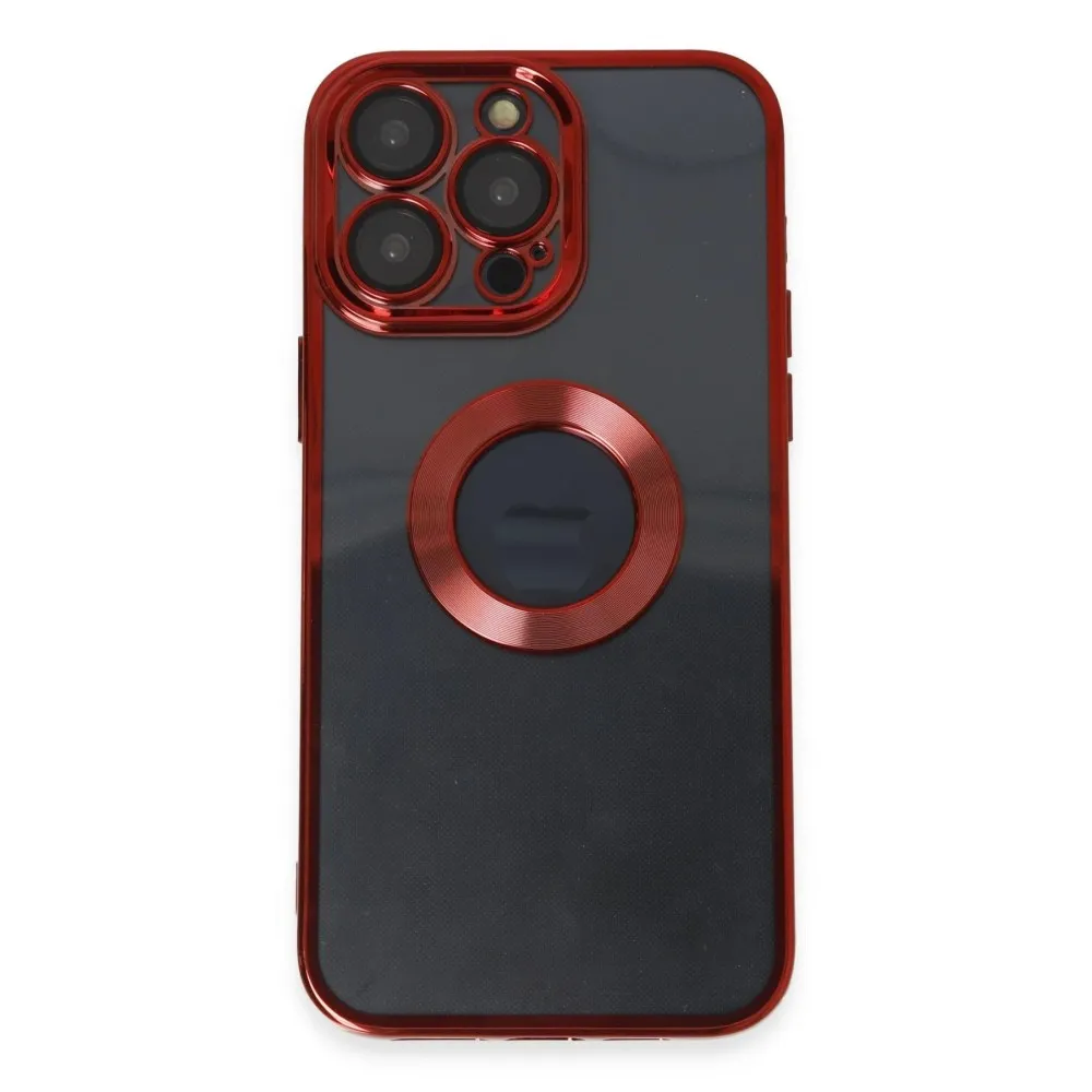 Newface Iphone 14 Pro Max Kılıf Slot Silikon - Kırmızı
