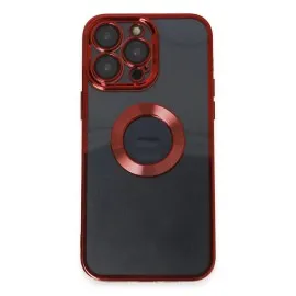 Newface Iphone 14 Pro Max Kılıf Slot Silikon - Kırmızı