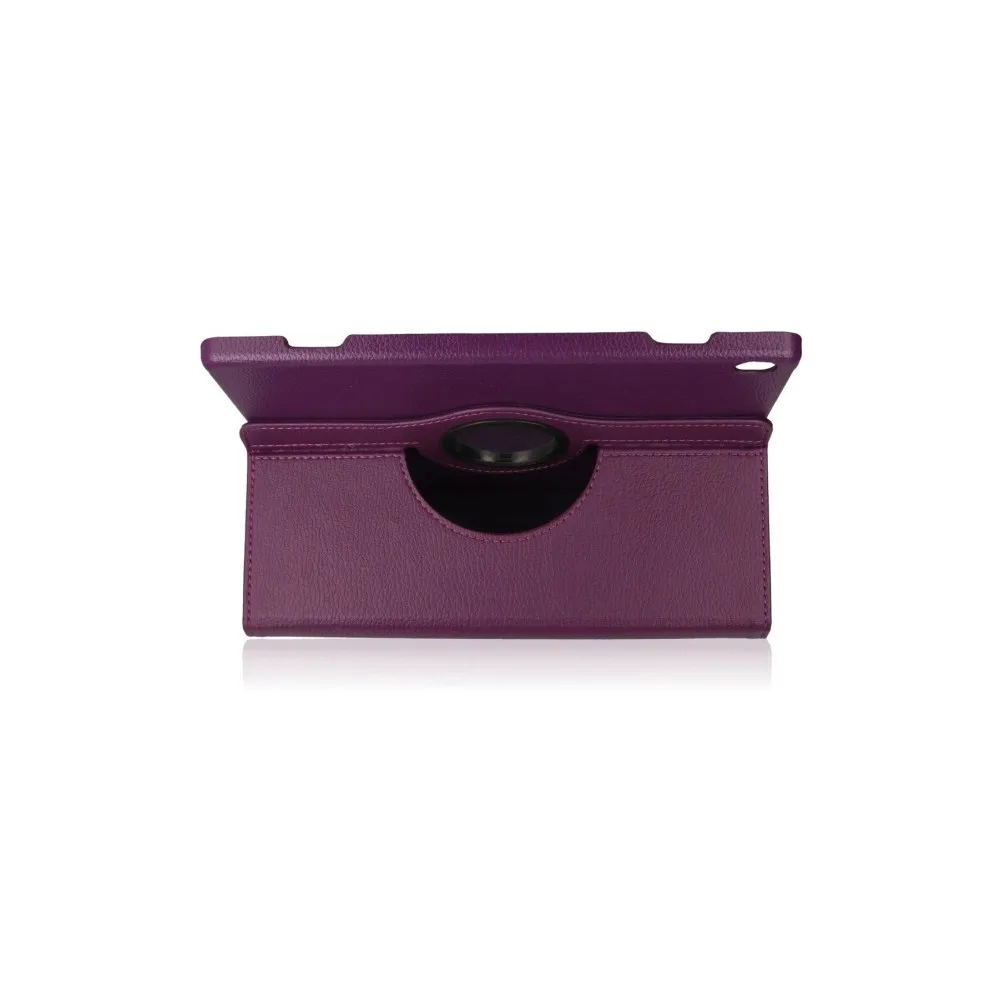 Newface Lenovo M10 X505F Kılıf 360 Tablet Deri Kılıf - Mürdüm