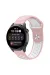 Newface Watch 22mm Spor Delikli Kordon - Pembe-Beyaz