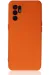Newface Oppo Reno 6 Kılıf Nano Içi Kadife Silikon - Turuncu