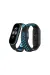 Newface Xiaomi Mi Band 4 Spor Delikli Kordon - Siyah-Mavi