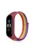 Newface Xiaomi Mi Band 4 Hasırlı Cırtcırtlı Kordon - Gökkuşağı 1