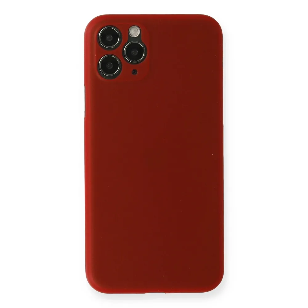 Newface Iphone 11 Pro Max Kılıf Pp Ultra İnce Kapak - Kırmızı