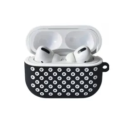 Newface Airpods Pro 2 (2.nesil) Spor Delikli Kılıf - Siyah-Beyaz