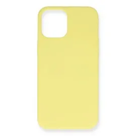 Newface Iphone 12 Mini Kılıf Nano Içi Kadife Silikon - Sarı