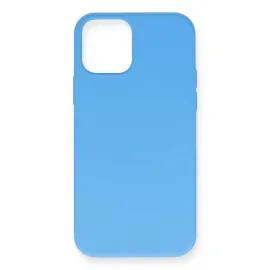 Newface Iphone 12 Mini Kılıf Nano Içi Kadife Silikon - Mavi