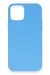Newface Iphone 12 Mini Kılıf Nano Içi Kadife Silikon - Mavi