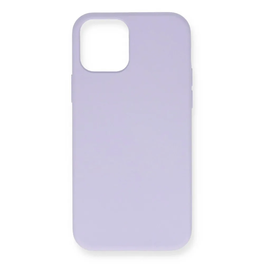 Newface Iphone 12 Mini Kılıf Nano Içi Kadife Silikon - Lila
