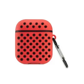 Newface Airpods 3 (3.nesil) Spor Delikli Kılıf - Kırmızı-Siyah