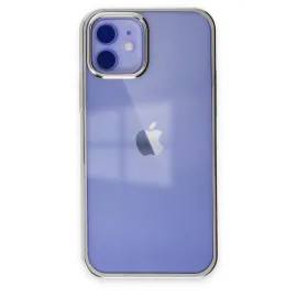 Newface Iphone 12 Kılıf Element Silikon - Gümüş