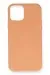 Newface Iphone 12 Pro Max Kılıf Nano Içi Kadife Silikon - Turuncu