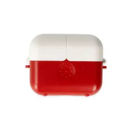 Newface Airpods 3 (3.nesil) Basmalı Kılıf - Kırmızı-Beyaz