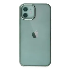 Newface iPhone 12 Kılıf Element Silikon - Yeşil