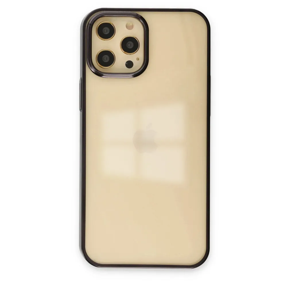 Newface Iphone 12 Pro Max Kılıf Element Silikon - Siyah