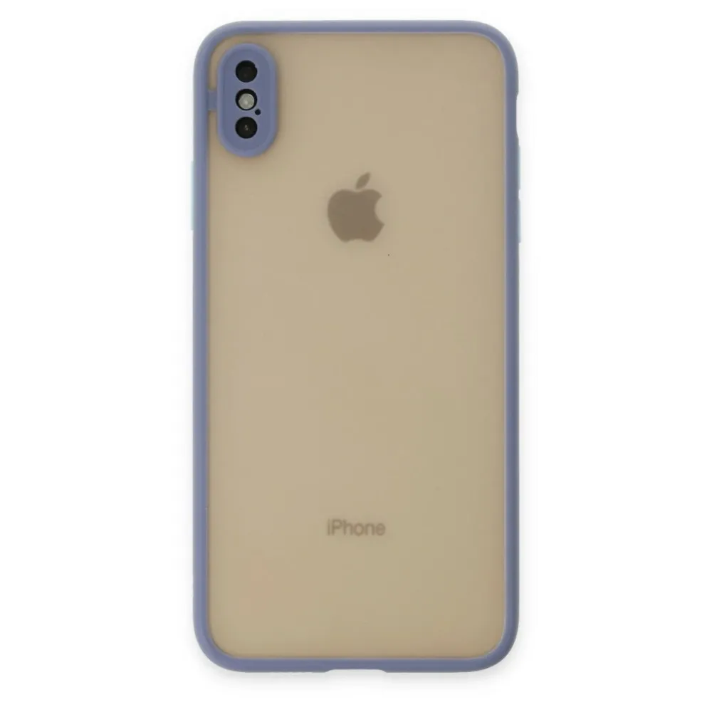 Newface Iphone X Kılıf Montreal Silikon Kapak - Gri