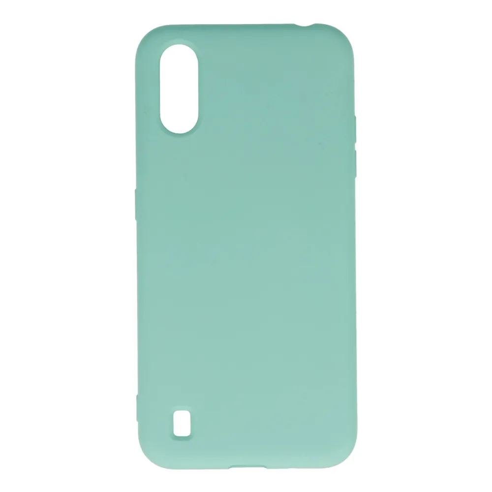 Newface Samsung Galaxy A01 Kılıf Nano Içi Kadife Silikon - Turkuaz