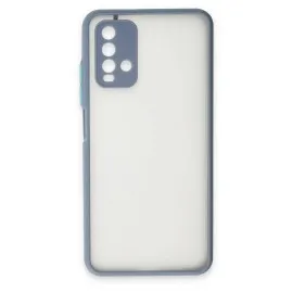 Newface Xiaomi Redmi 9T Kılıf Montreal Silikon Kapak - Gri