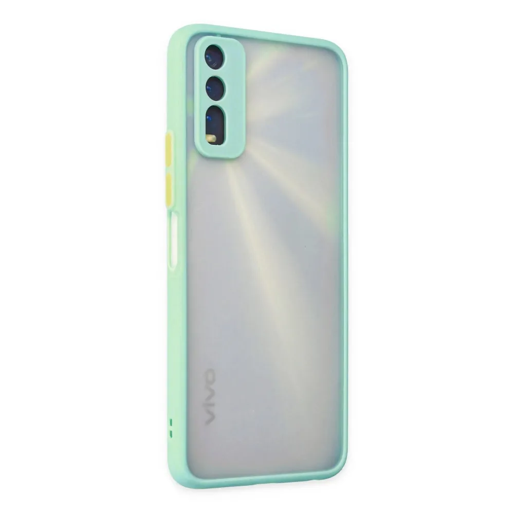 Newface Vivo Y11S Kılıf Montreal Silikon Kapak - Turkuaz