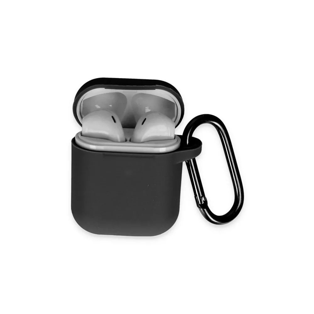 Newface Airpods 2 (2.nesil) Hang Kılıf - Siyah