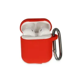 Newface Airpods 2 (2.nesil) Hang Kılıf - Kırmızı