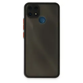 Newface Realme C25 Kılıf Montreal Silikon Kapak - Siyah