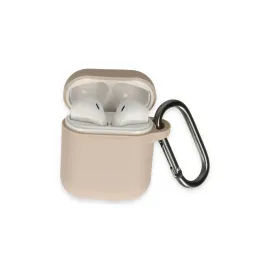 Newface Airpods 2 (2.nesil) Hang Kılıf - Pudra