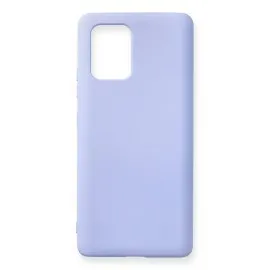Newface Samsung Galaxy A91 / S10 Lite Kılıf Nano Içi Kadife Silikon - Lila