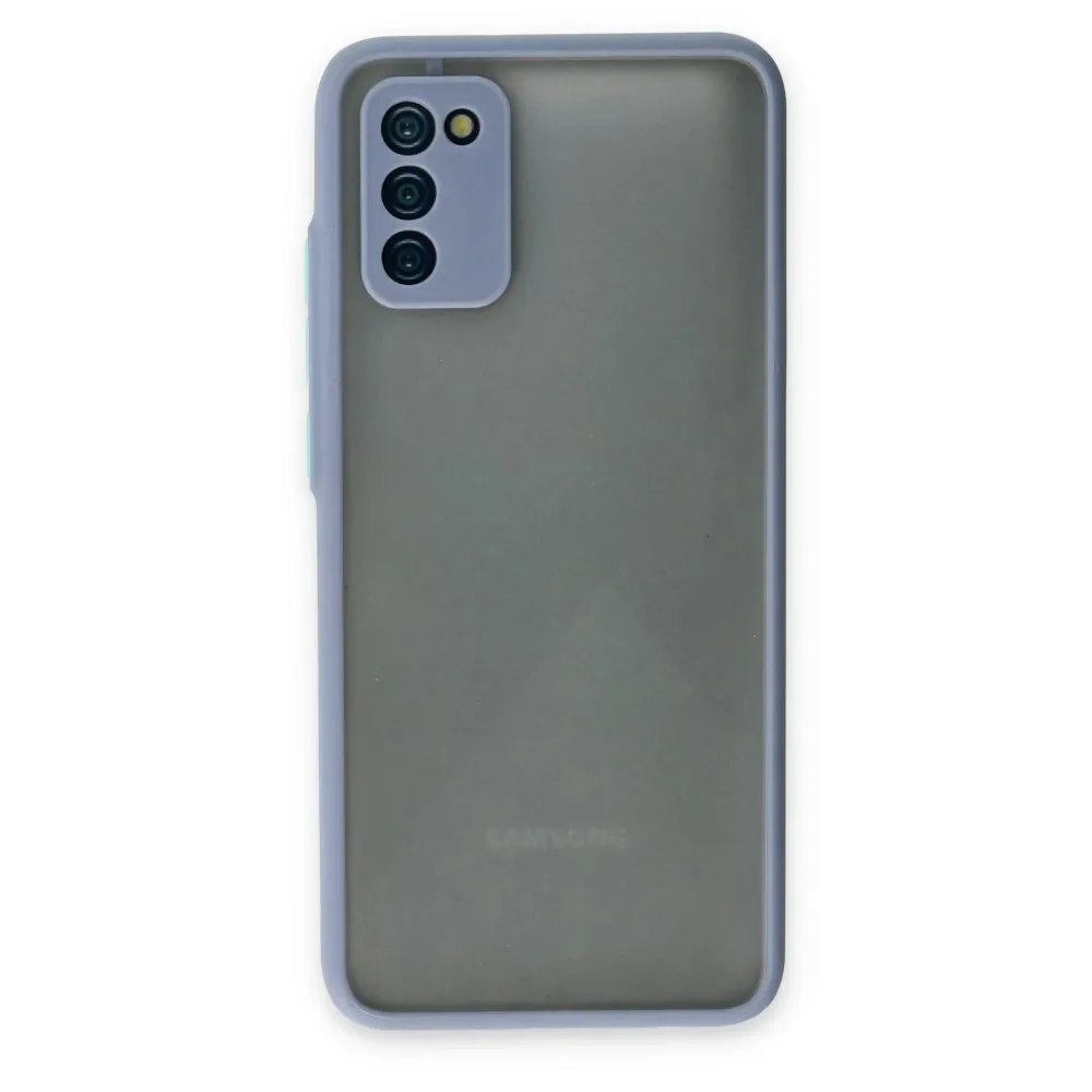 Newface Samsung Galaxy A02S Kılıf Montreal Silikon Kapak - Gri