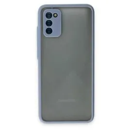 Newface Samsung Galaxy A02S Kılıf Montreal Silikon Kapak - Gri