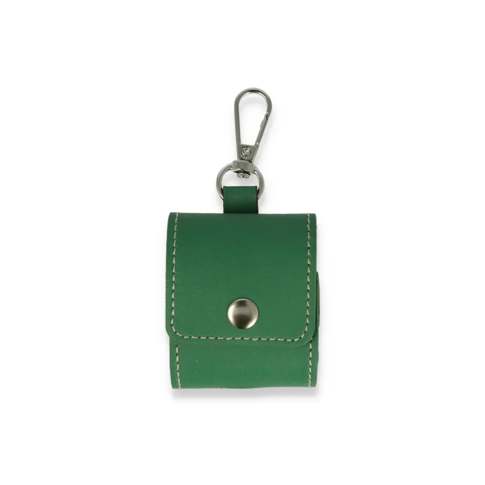 Newface Airpods 2 (2.nesil) Askılı Kılıf - Yeşil