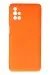 Newface Samsung Galaxy M51 Kılıf Nano Içi Kadife Silikon - Turuncu