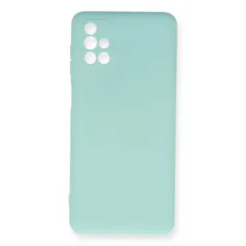 Newface Samsung Galaxy M51 Kılıf Nano Içi Kadife Silikon - Turkuaz