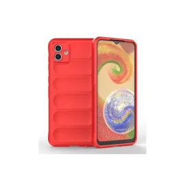 Newface Samsung Galaxy A04E Kılıf Optimum Silikon - Kırmızı