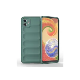 Newface Samsung Galaxy A04E Kılıf Optimum Silikon - Koyu Yeşil