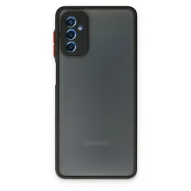 Newface Samsung Galaxy M52 5G Kılıf Montreal Silikon Kapak - Siyah
