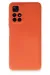 Newface Xiaomi Redmi Note 11T Kılıf Nano Içi Kadife Silikon - Turuncu