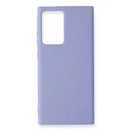 Newface Samsung Galaxy Note 20 Ultra Kılıf Nano Içi Kadife Silikon - Lila