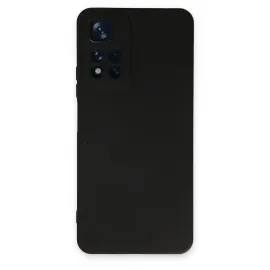 Newface Xiaomi Redmi Note 11 Pro Plus 5G Kılıf Nano Içi Kadife Silikon - Siyah