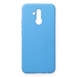 Newface Huawei Mate 20 Lite Kılıf Nano Içi Kadife Silikon - Mavi