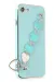 Newface iPhone 7 Kılıf Esila Silikon - Su Yeşili