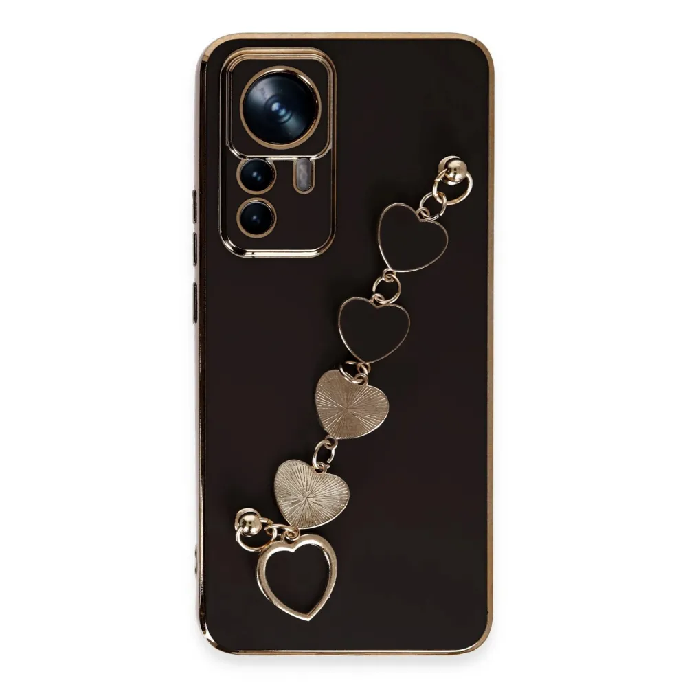 Newface Xiaomi Mi 12T Pro Kılıf Esila Silikon - Siyah