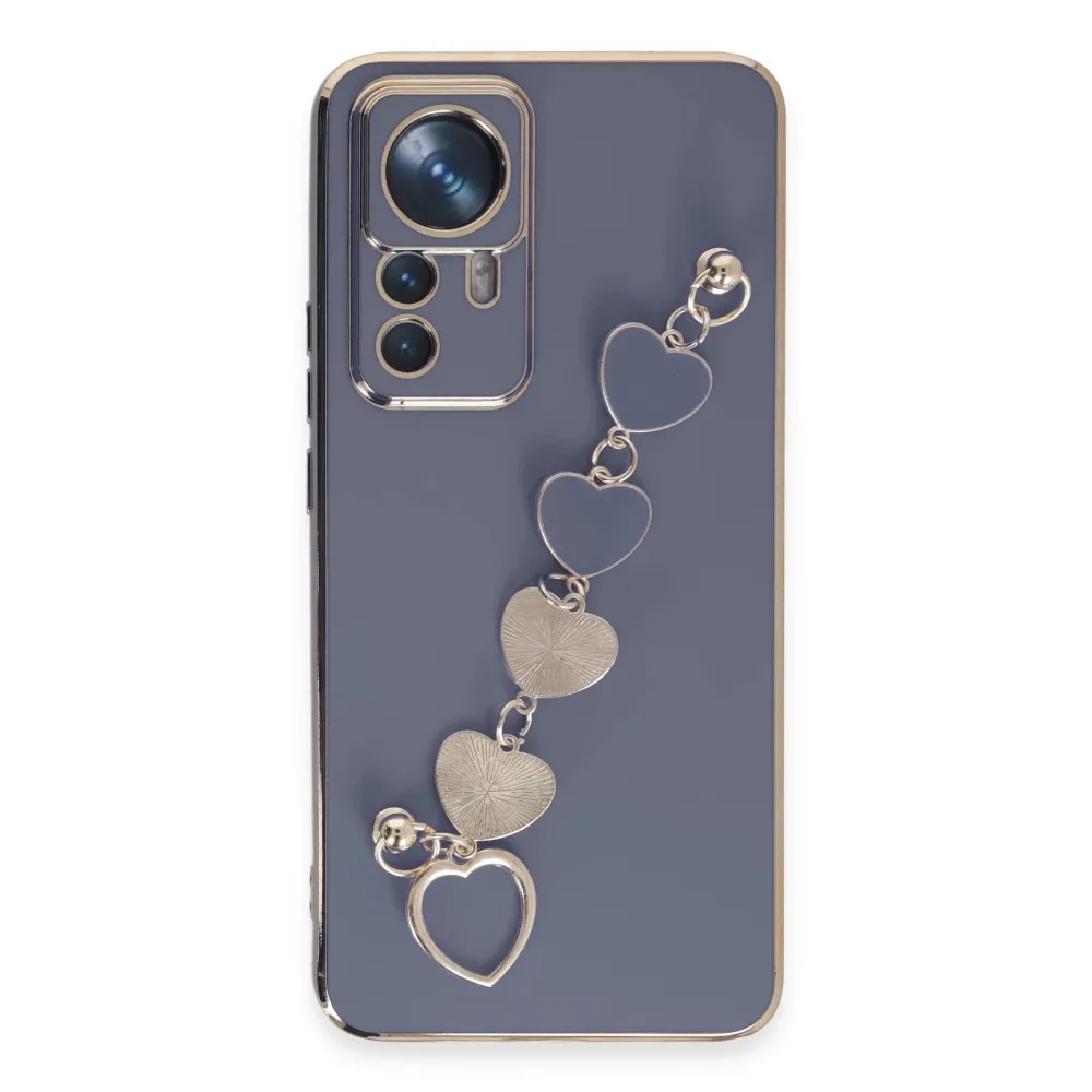 Newface Xiaomi Mi 12T Pro Kılıf Esila Silikon - Gri