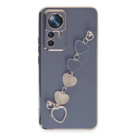 Newface Xiaomi Mi 12T Pro Kılıf Esila Silikon - Gri