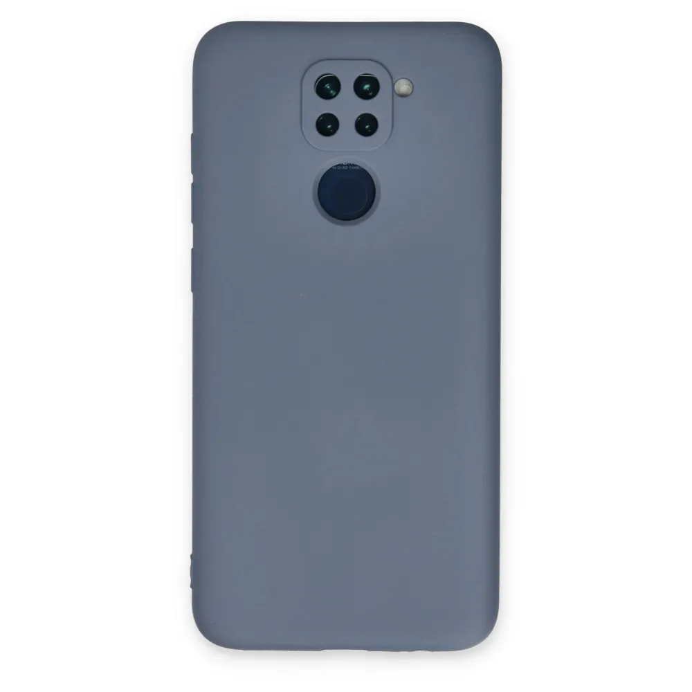 Newface Xiaomi Redmi Note 9 Kılıf Nano Içi Kadife Silikon - Gri